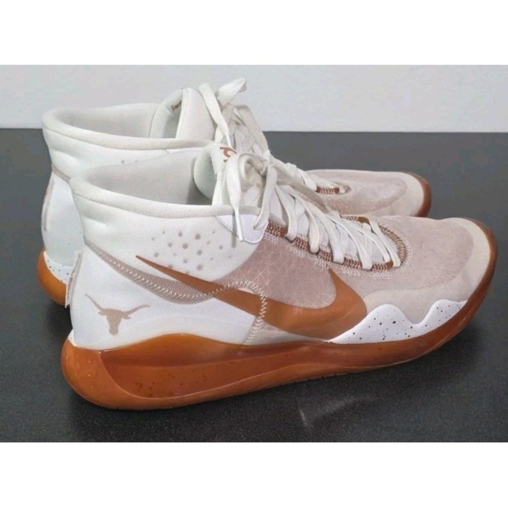 Nike Air Zoom KD 12 Texas Longhorn PE  Men 14 White Orange Promo Player Issued